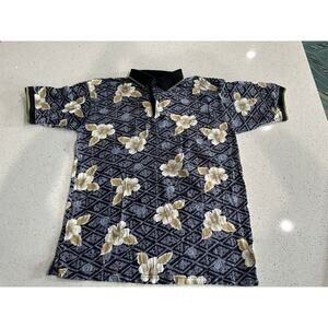Made in Hawaii, USA - Hibiscus Hawaiian Aloha Shirt Size Medium